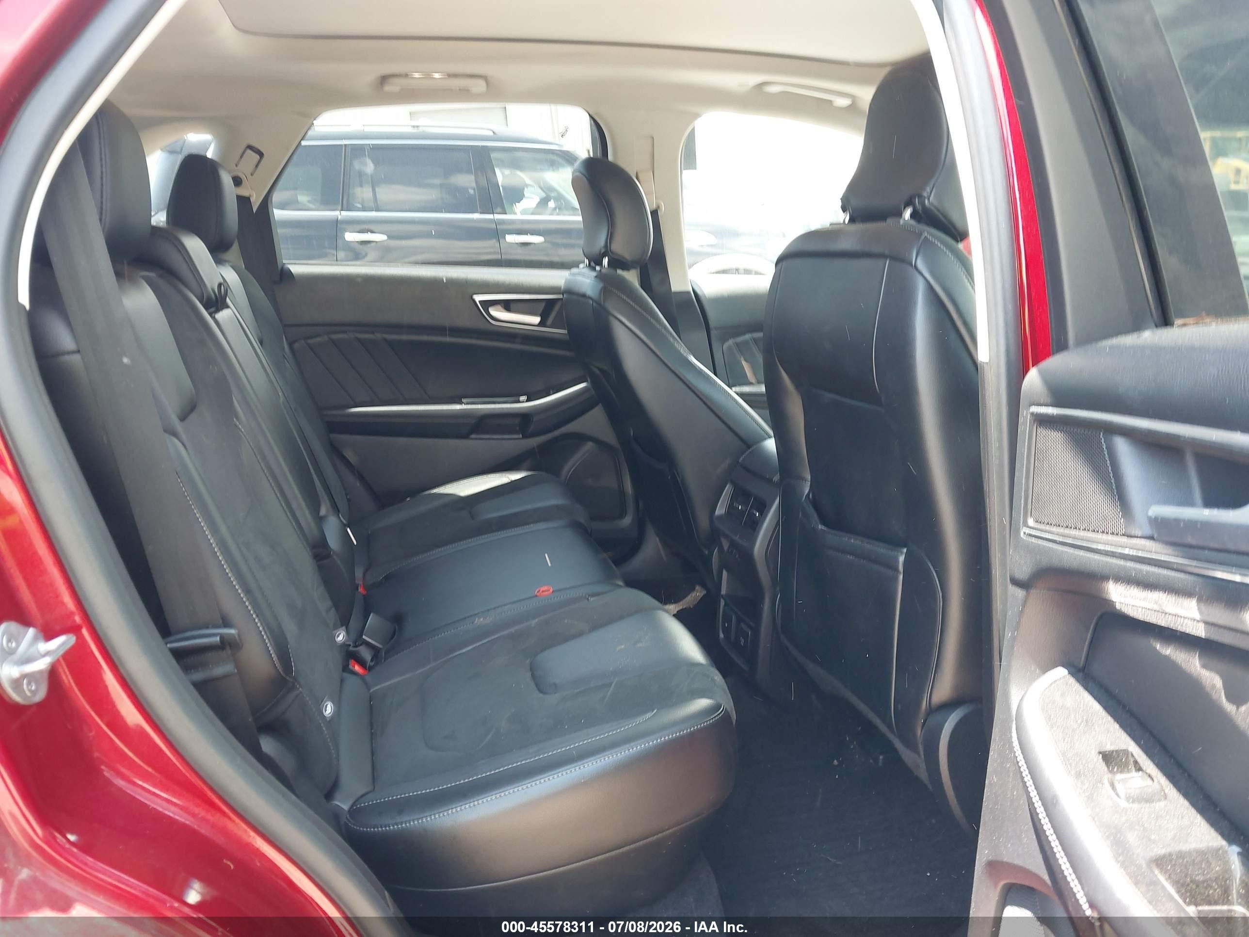 2015 Ford Edge Sport Красный vin: 2FMTK3AP8FBB64295
