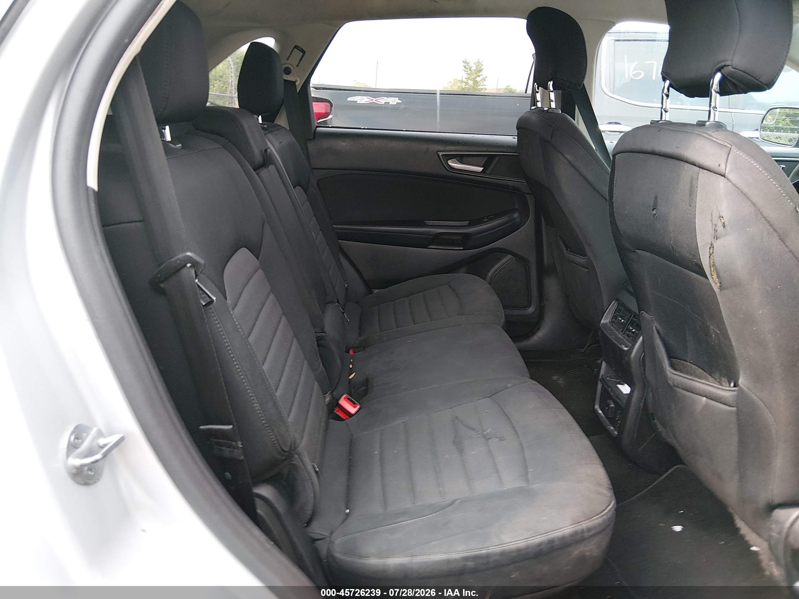2015 Ford Edge Se Silver vin: 2FMTK3G80FBB58832