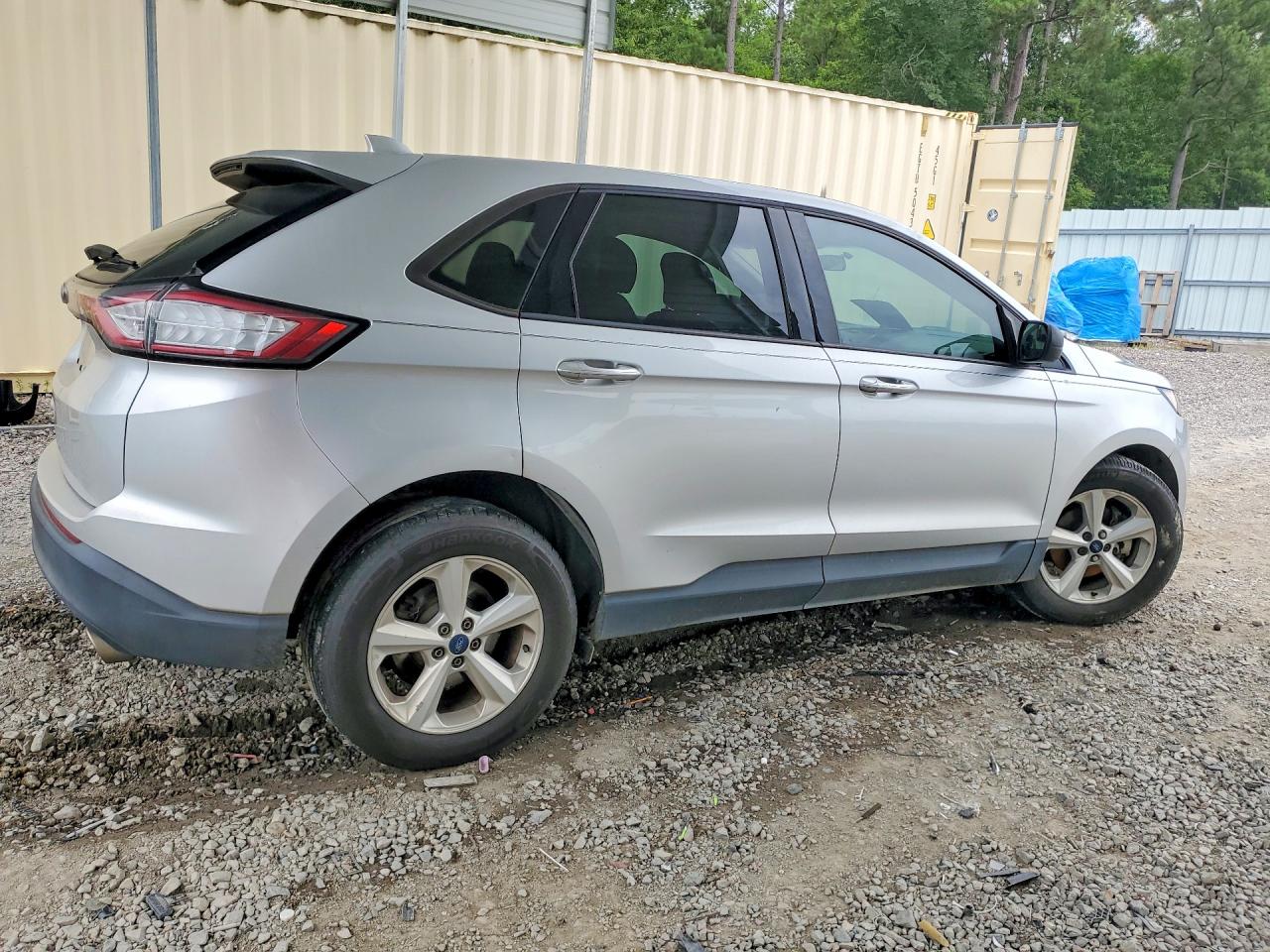 2015 Ford Edge Se Серебряный vin: 2FMTK3G80FBB63965