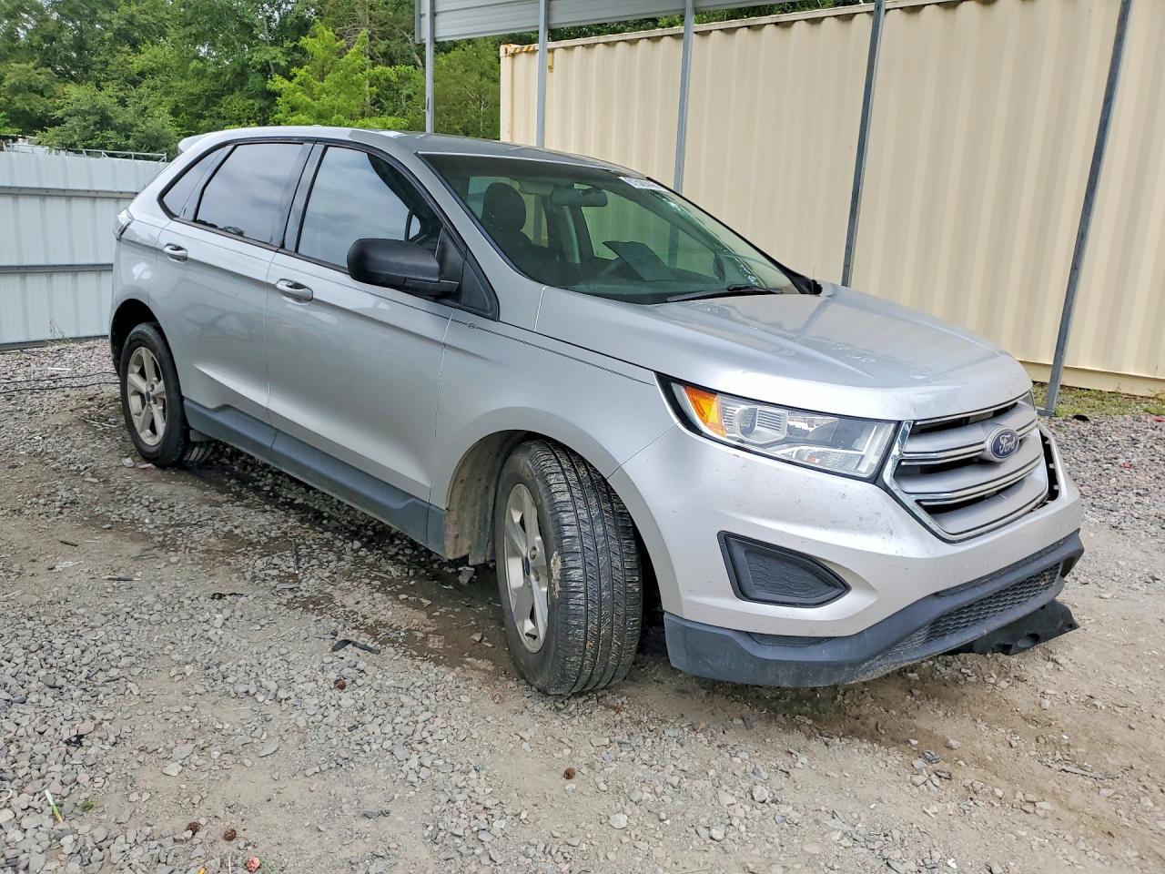2015 Ford Edge Se Серебряный vin: 2FMTK3G80FBB63965