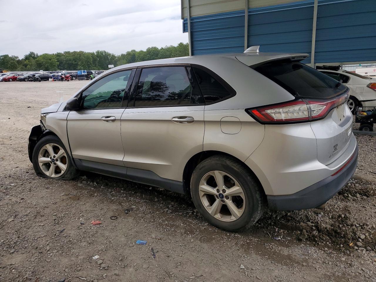2015 Ford Edge Se Серебряный vin: 2FMTK3G80FBB63965