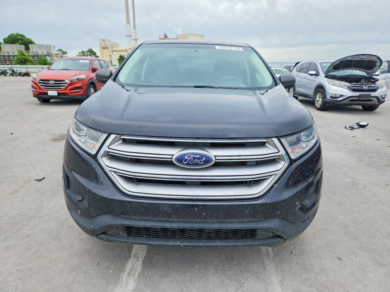 2015 Ford Edge Se Черный vin: 2FMTK3G81FBC03552