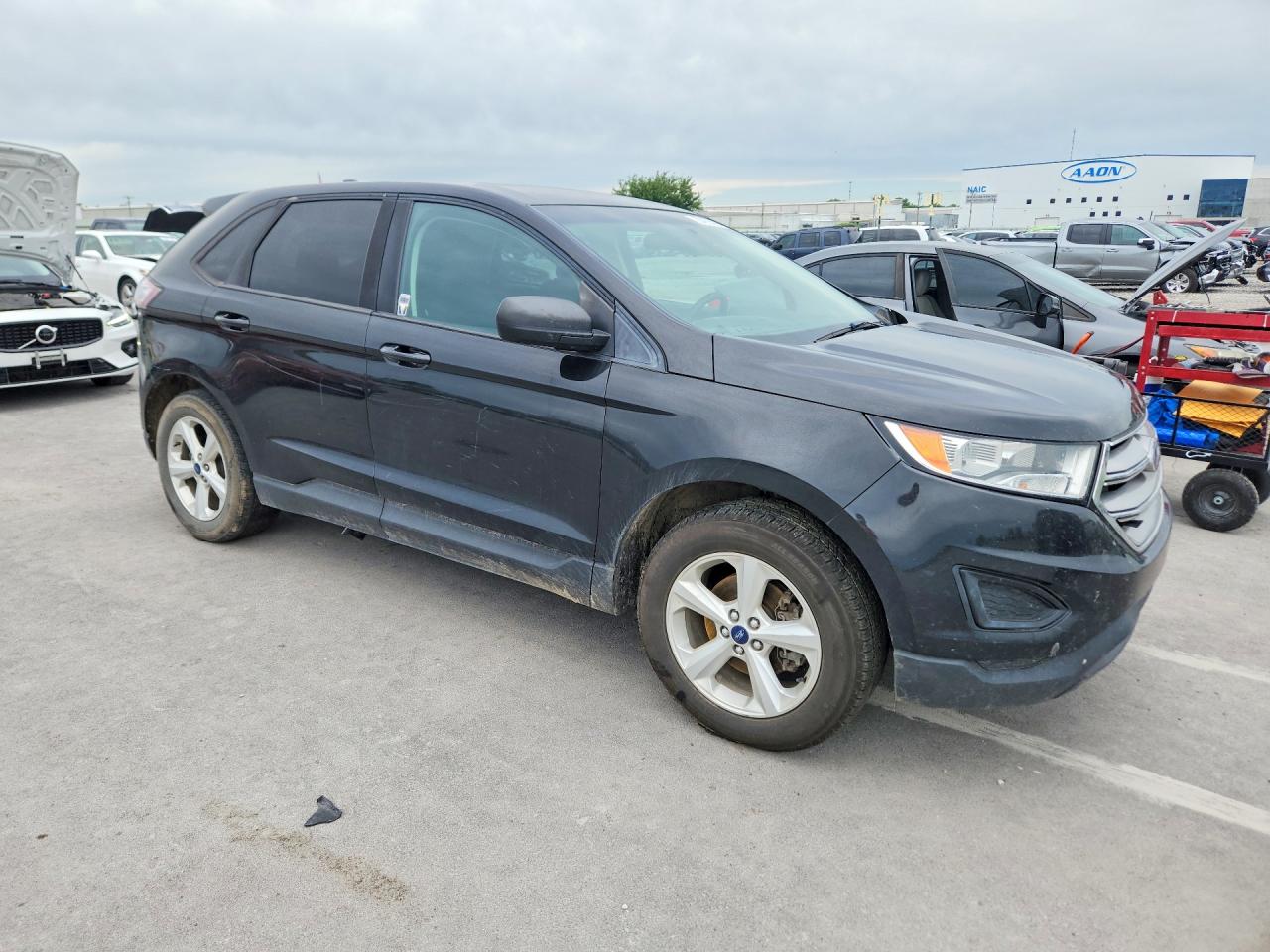 2015 Ford Edge Se Черный vin: 2FMTK3G81FBC03552
