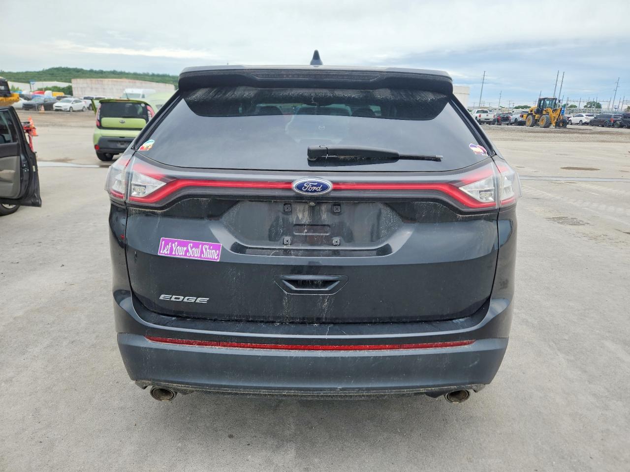 2015 Ford Edge Se Черный vin: 2FMTK3G81FBC03552
