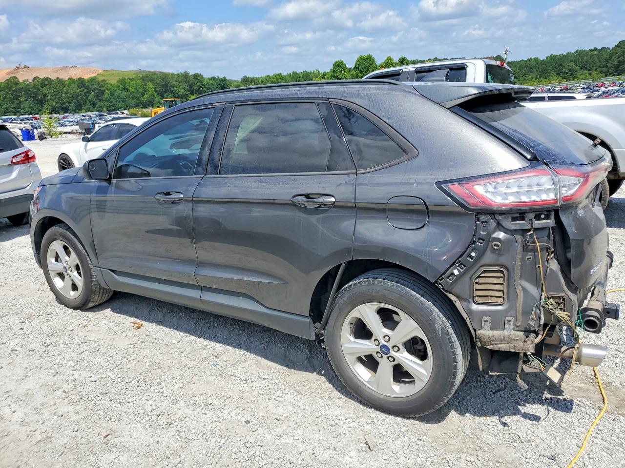 2015 Ford Edge Se Gray vin: 2FMTK3G82FBB54541