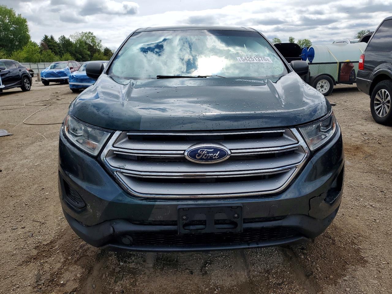 2015 Ford Edge Se Gray vin: 2FMTK3G83FBB59232
