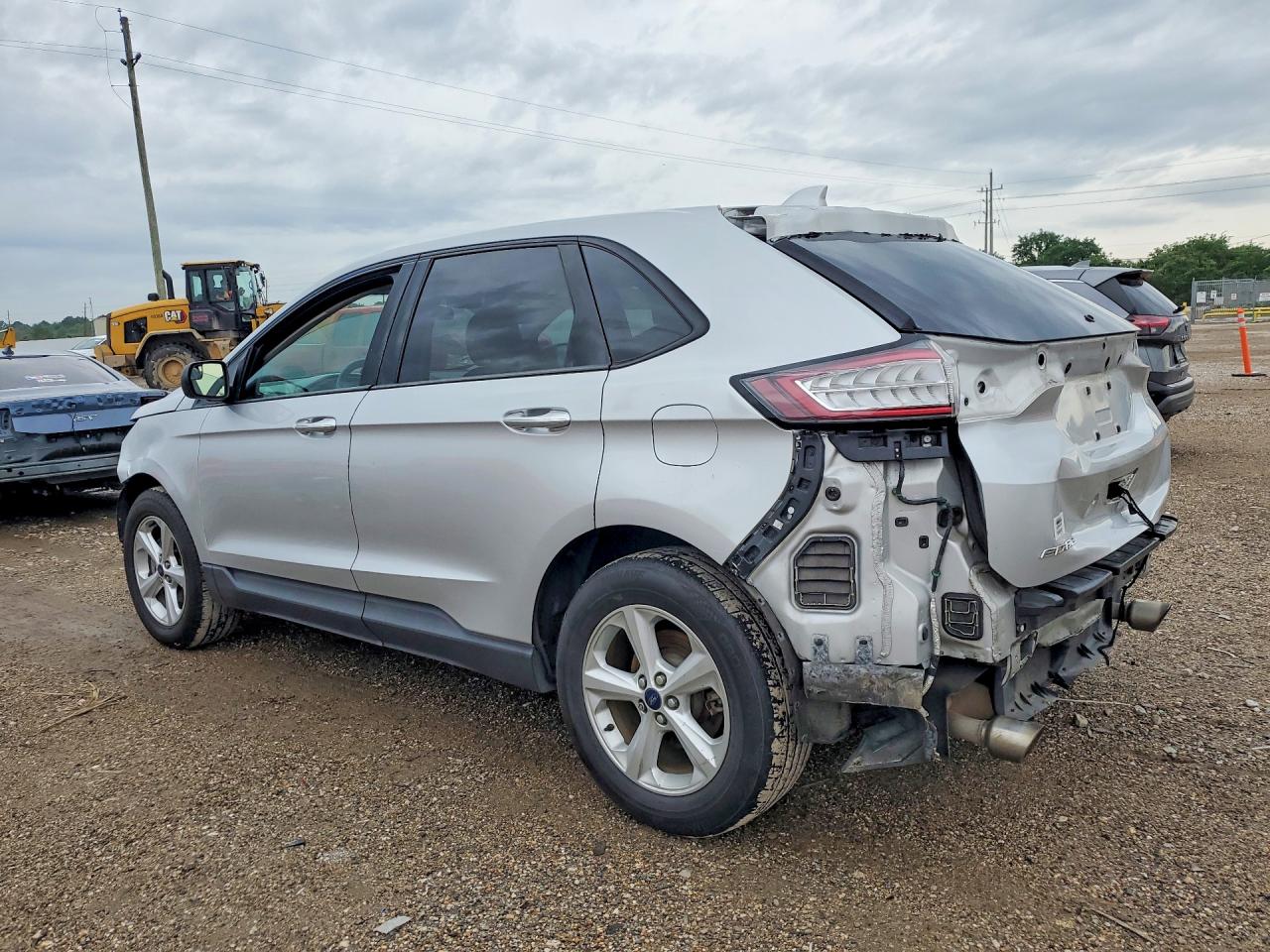 2015 Ford Edge Silver vin: 2FMTK3G83FBC32745