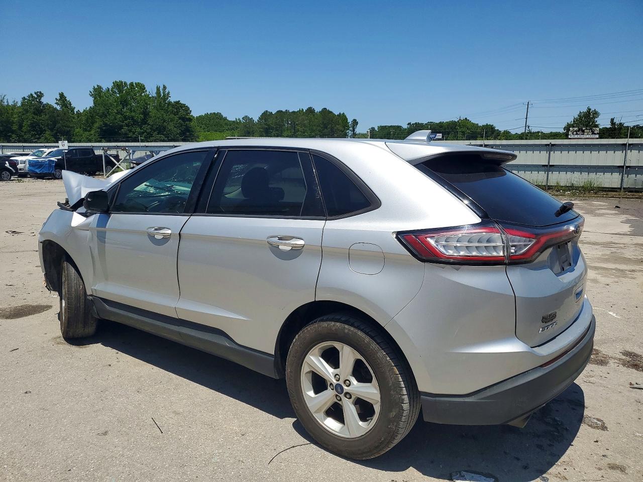 2015 Ford Edge Se Silver vin: 2FMTK3G84FBB78100