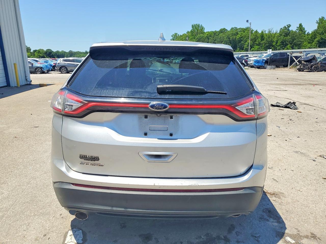 2015 Ford Edge Se Silver vin: 2FMTK3G84FBB78100