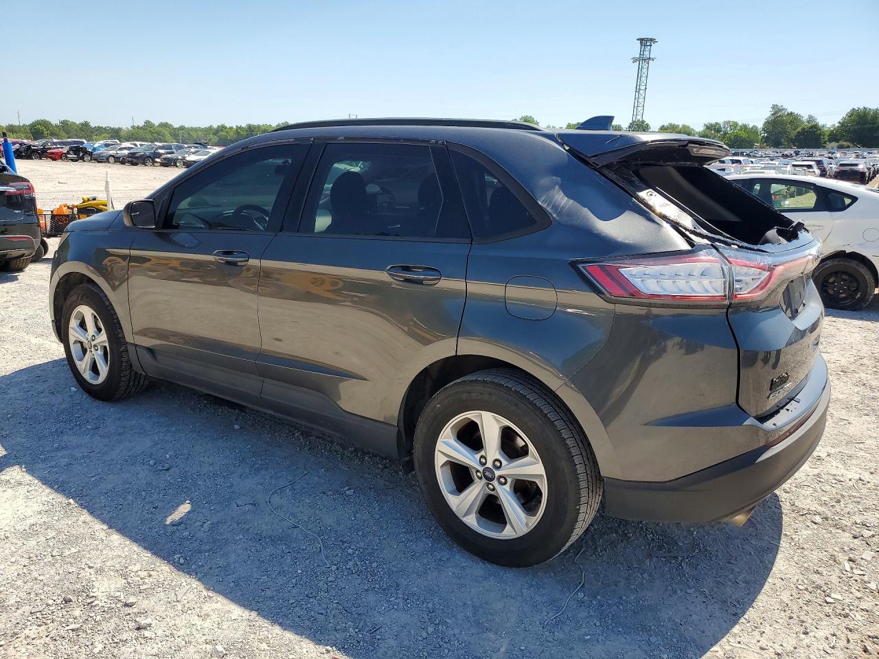 2015 Ford Edge Se Gray vin: 2FMTK3G85FBC11492