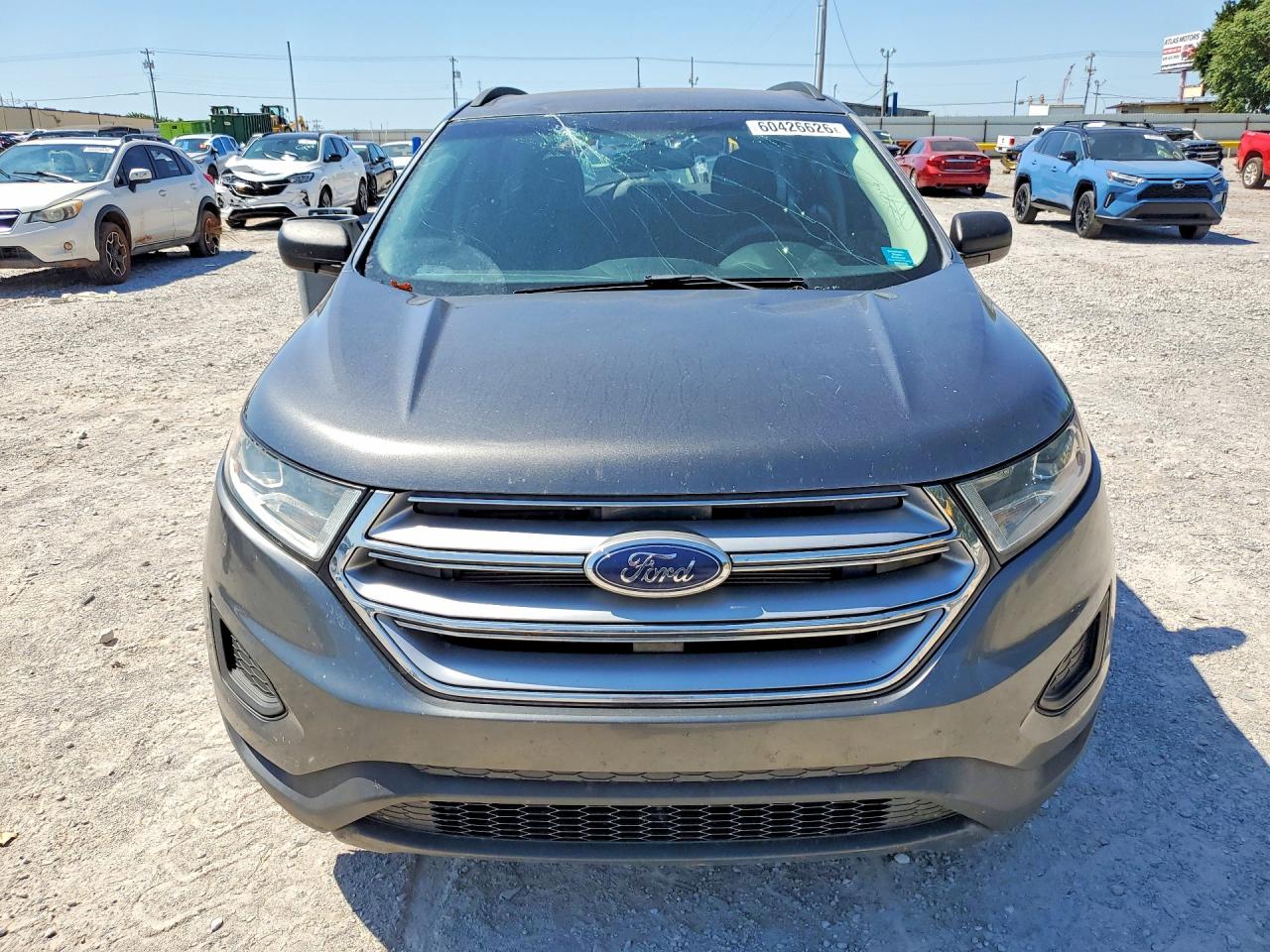 2015 Ford Edge Se Gray vin: 2FMTK3G85FBC11492