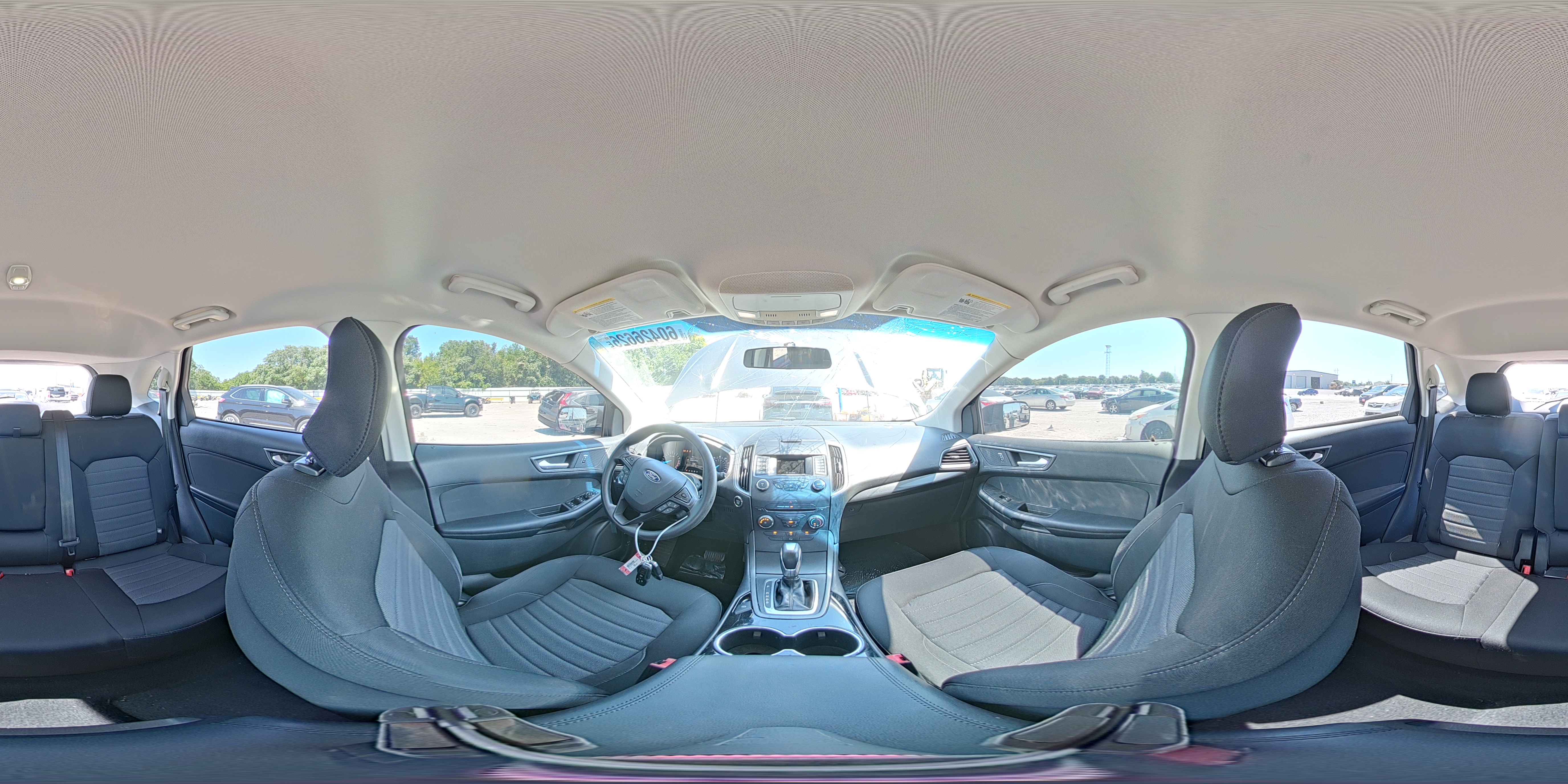 2015 Ford Edge Se Gray vin: 2FMTK3G85FBC11492