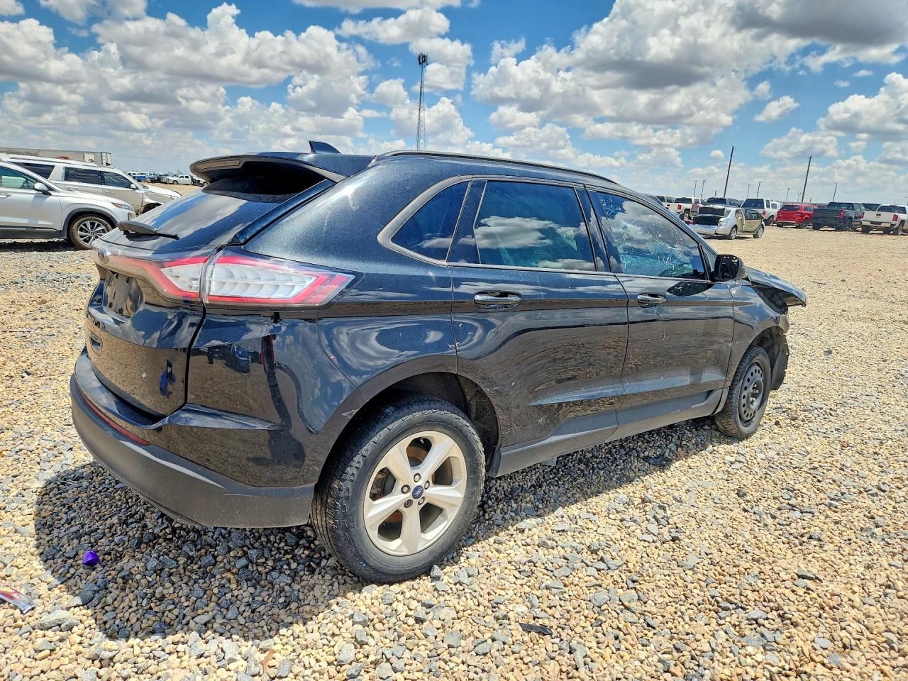 2015 Ford Edge Se Blue vin: 2FMTK3G85FBC39342