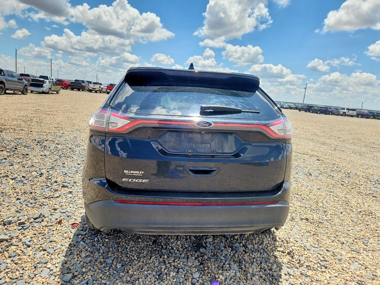 2015 Ford Edge Se Blue vin: 2FMTK3G85FBC39342