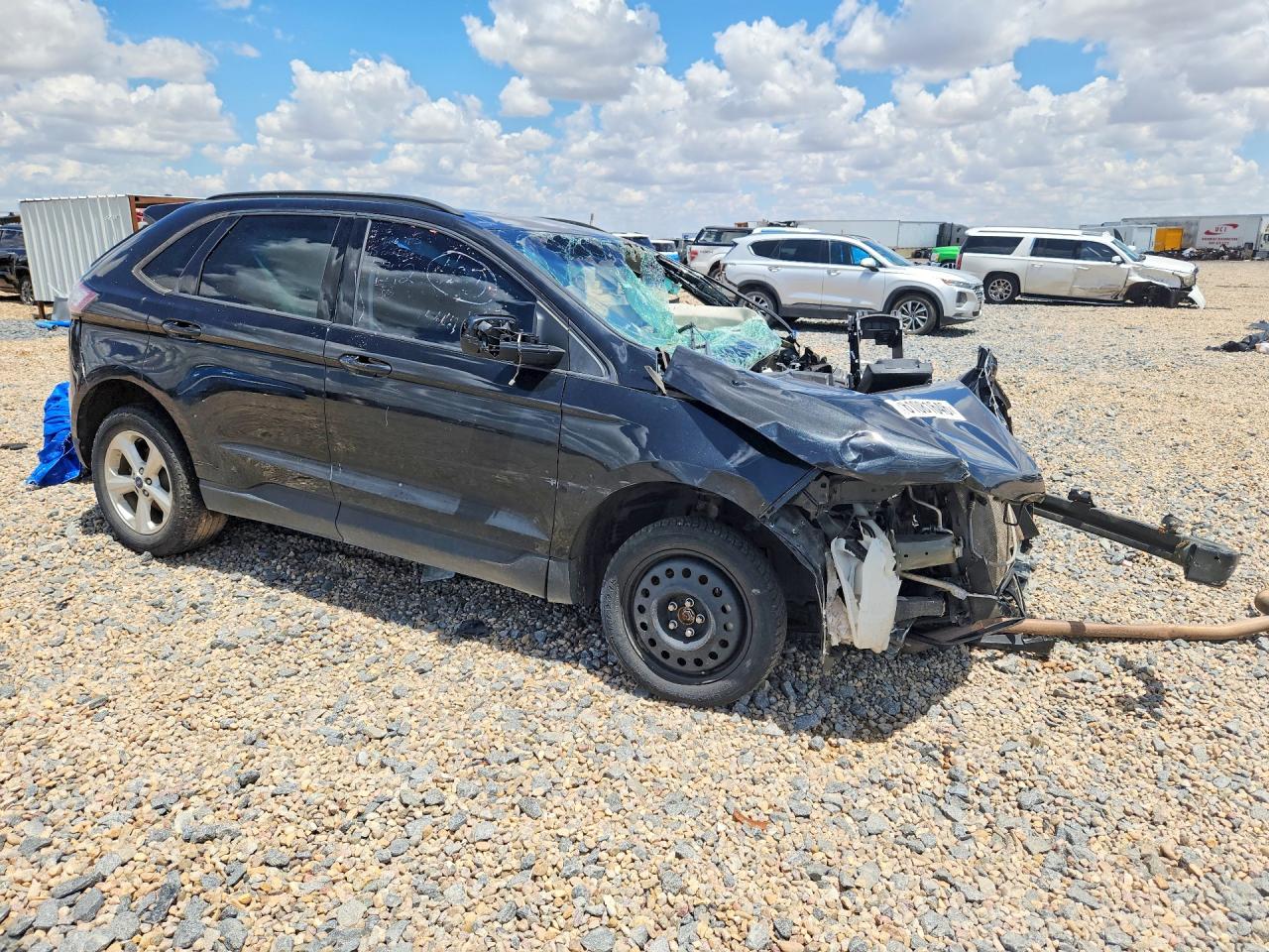 2015 Ford Edge Se Blue vin: 2FMTK3G85FBC39342