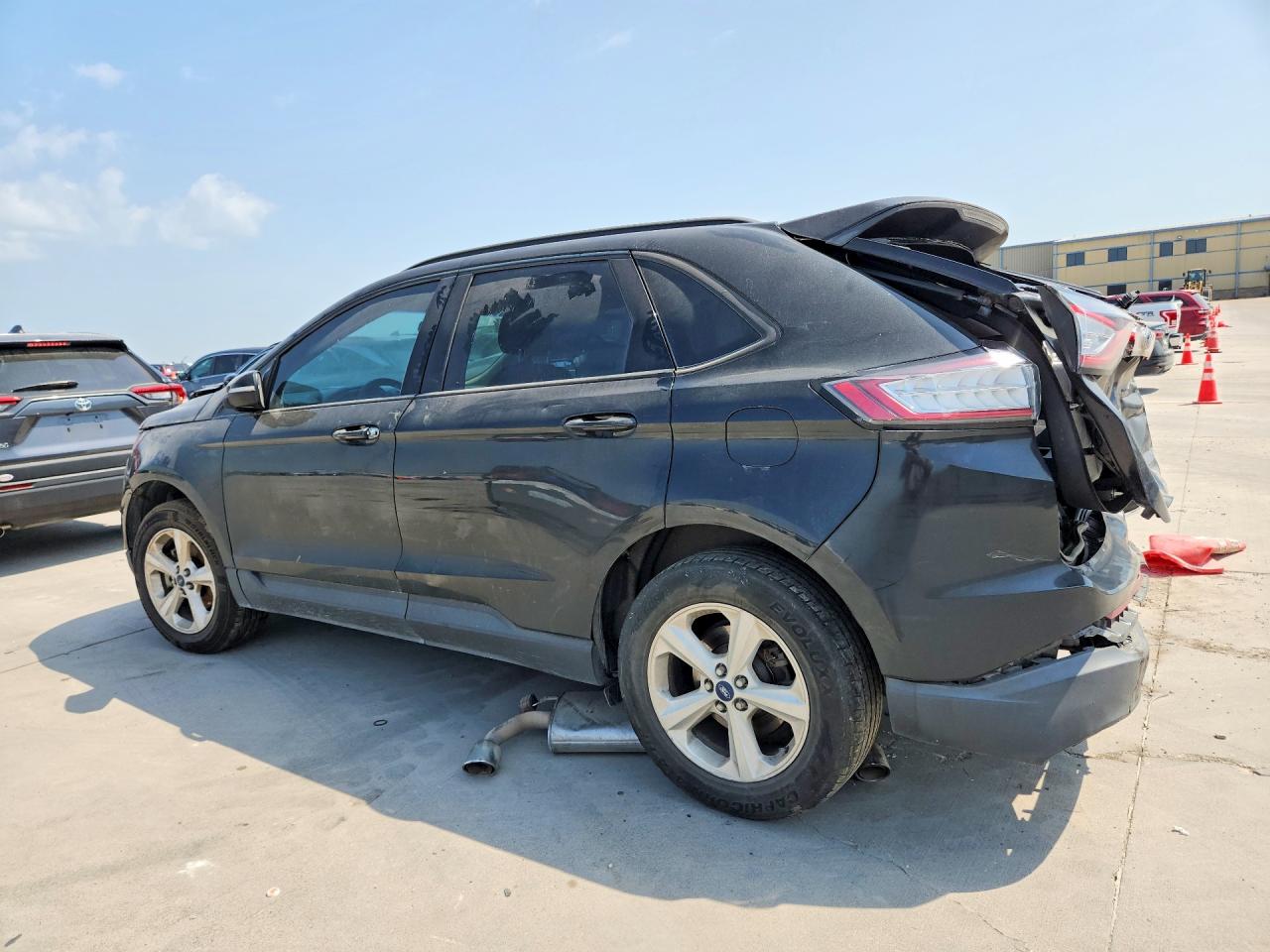 2015 Ford Edge Se Black vin: 2FMTK3G88FBB77211
