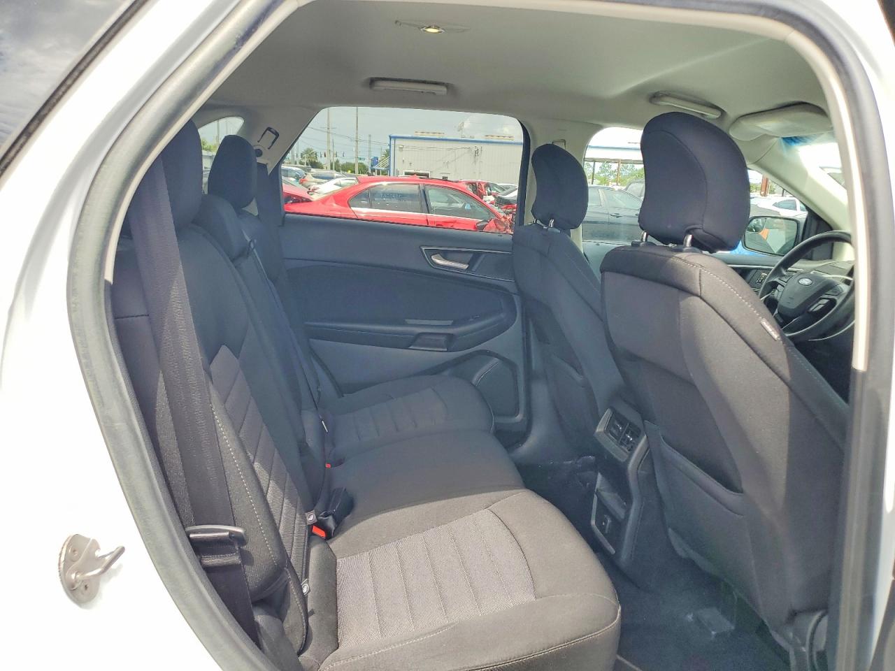 2015 Ford Edge Se White vin: 2FMTK3G88FBC29694