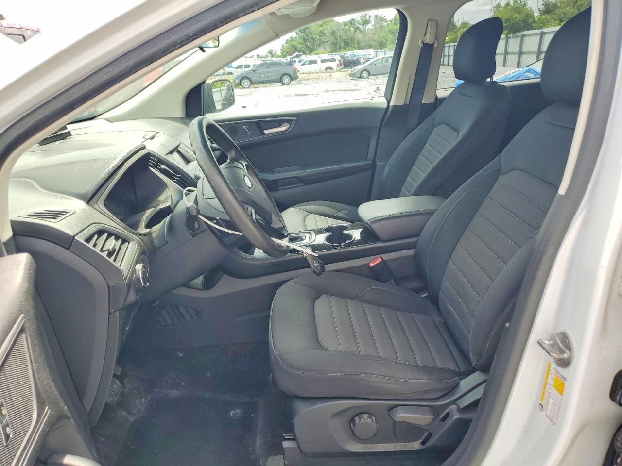 2015 Ford Edge Se White vin: 2FMTK3G88FBC29694