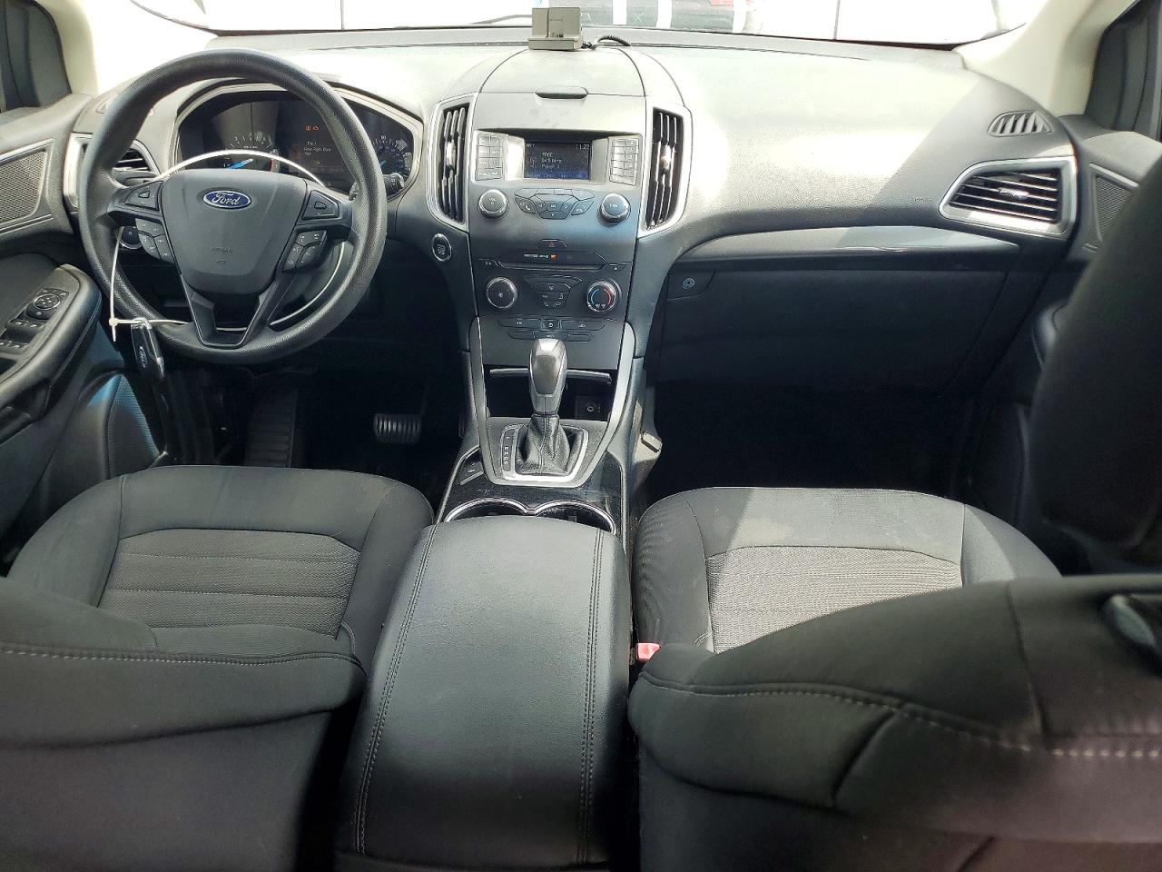 2015 Ford Edge Se White vin: 2FMTK3G88FBC29694