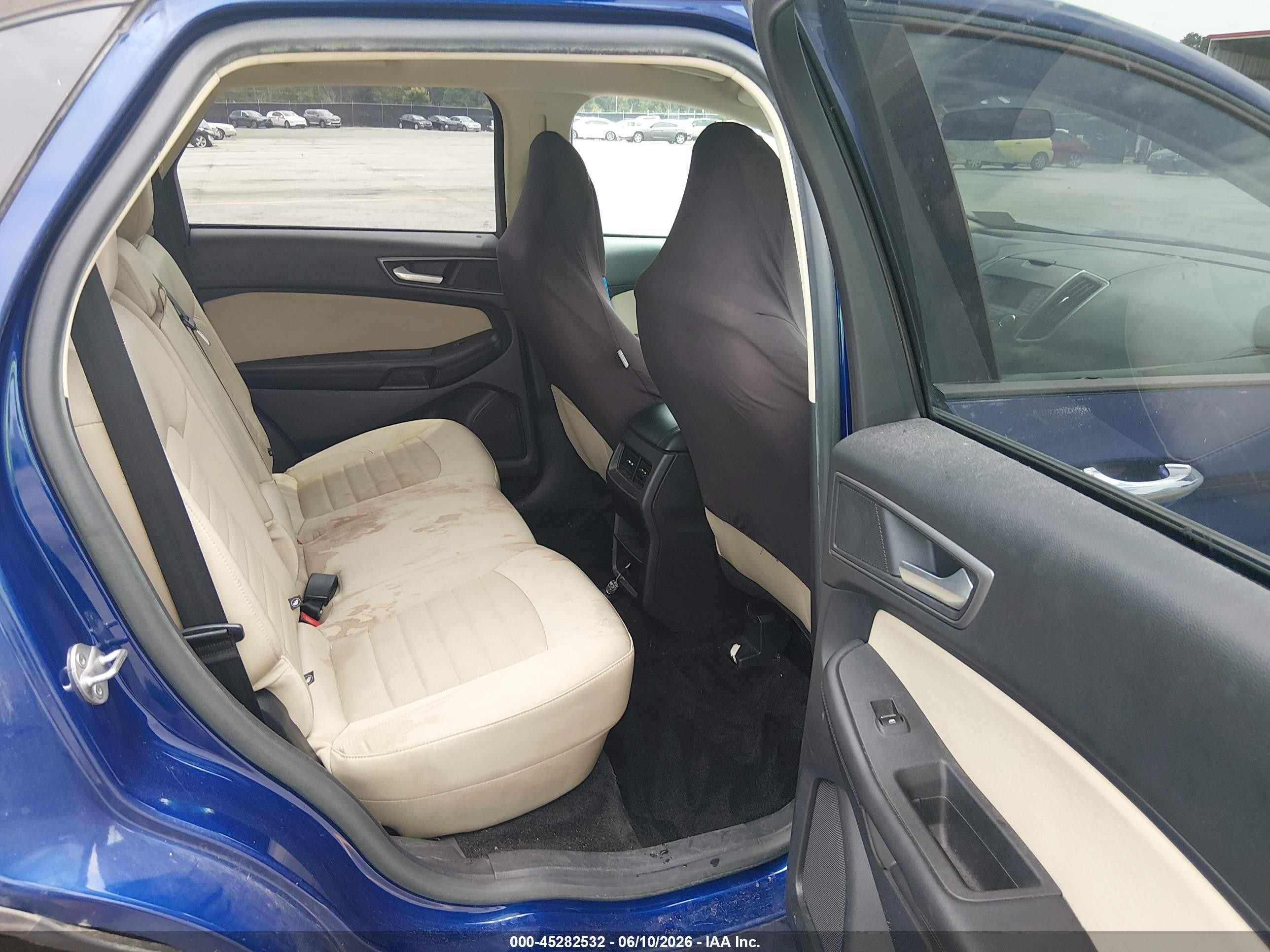 2015 Ford Edge Se Blue vin: 2FMTK3G89FBB45979