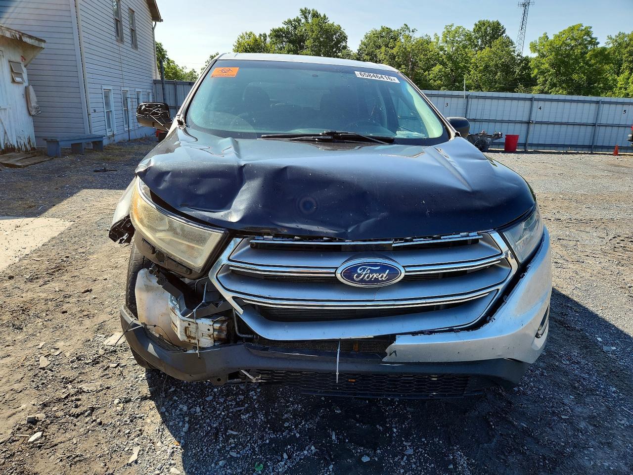 2015 Ford Edge Se Silver vin: 2FMTK3G89FBC01757
