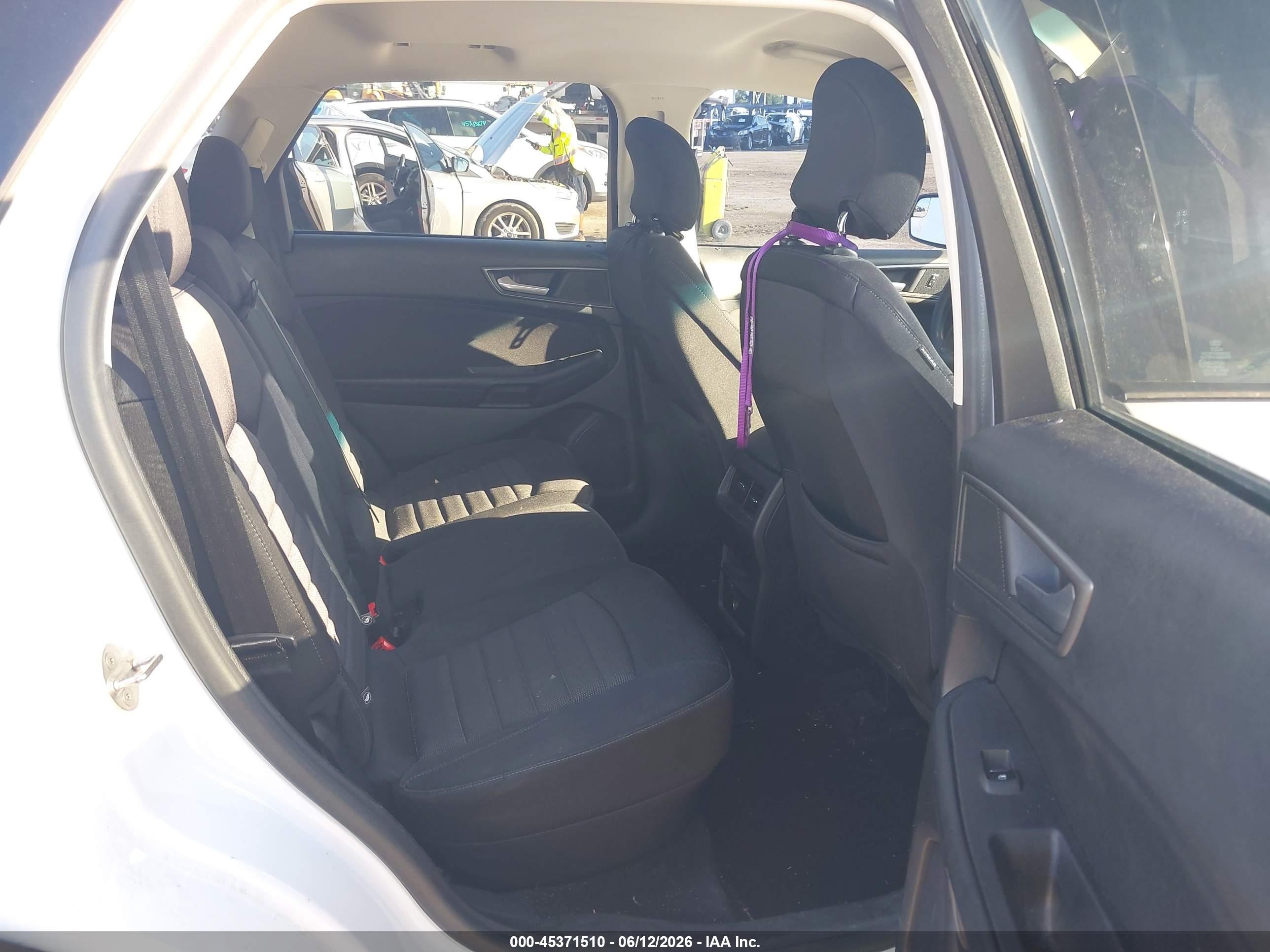 2015 Ford Edge Se White vin: 2FMTK3G89FBC37478