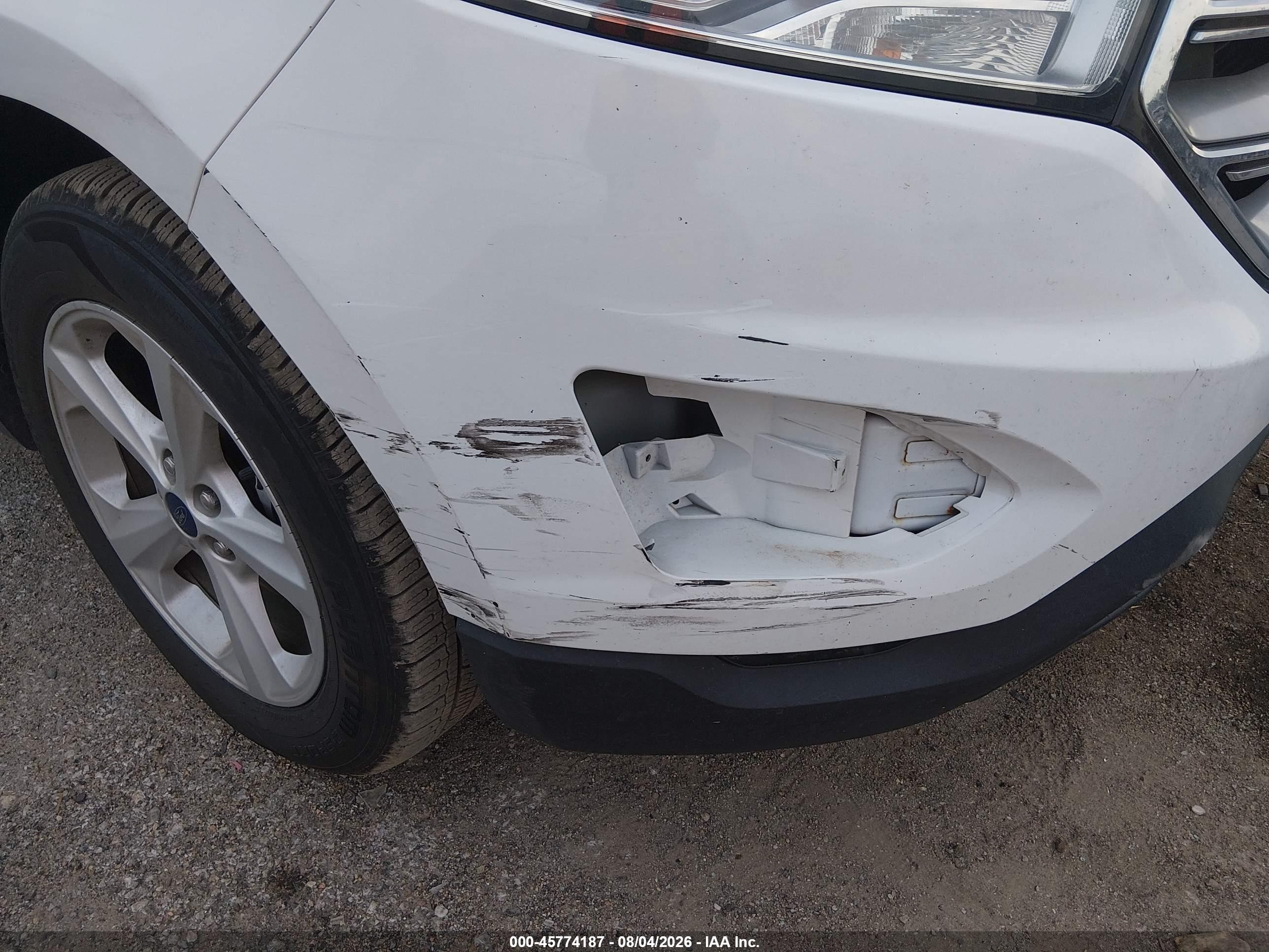 2015 Ford Edge Se White vin: 2FMTK3G91FBC33062