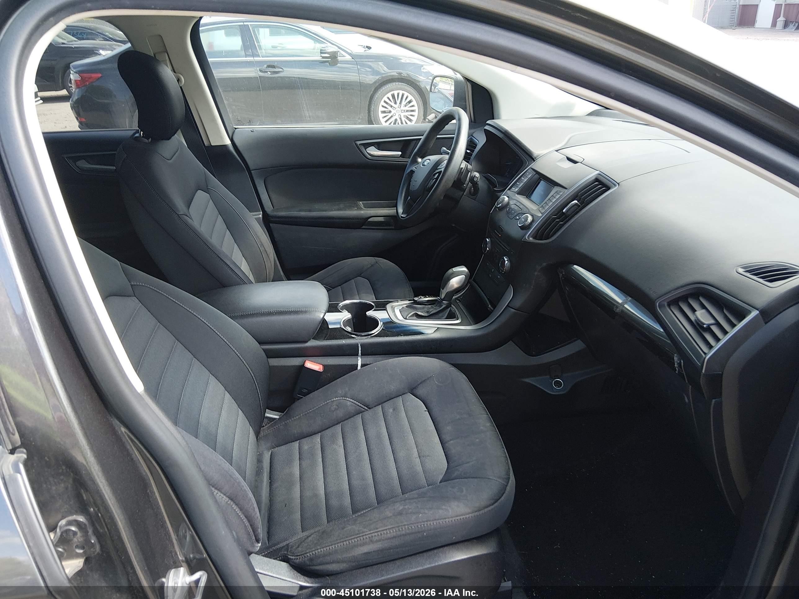 2015 Ford Edge Se Gray vin: 2FMTK3G93FBB43511