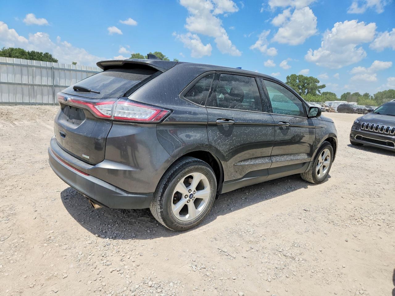 2015 Ford Edge Se Charcoal vin: 2FMTK3G93FBB45260