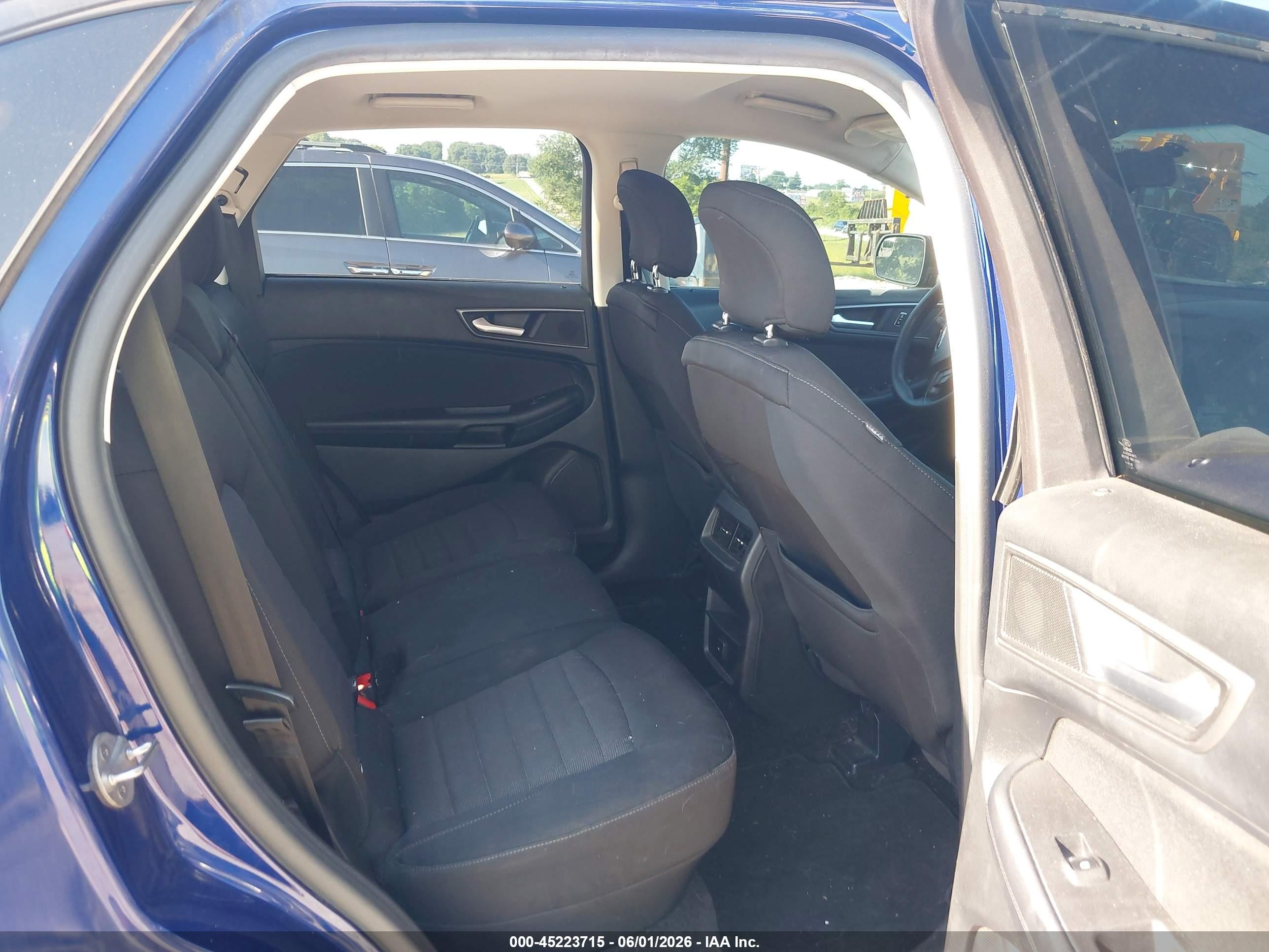 2015 Ford Edge Se Blue vin: 2FMTK3G93FBC13041