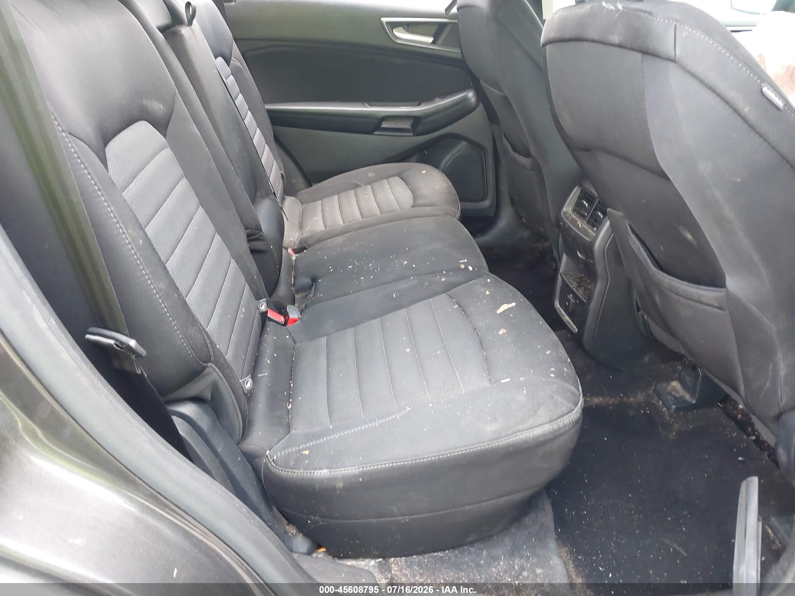 2015 Ford Edge Se Gray vin: 2FMTK3G93FBC41129