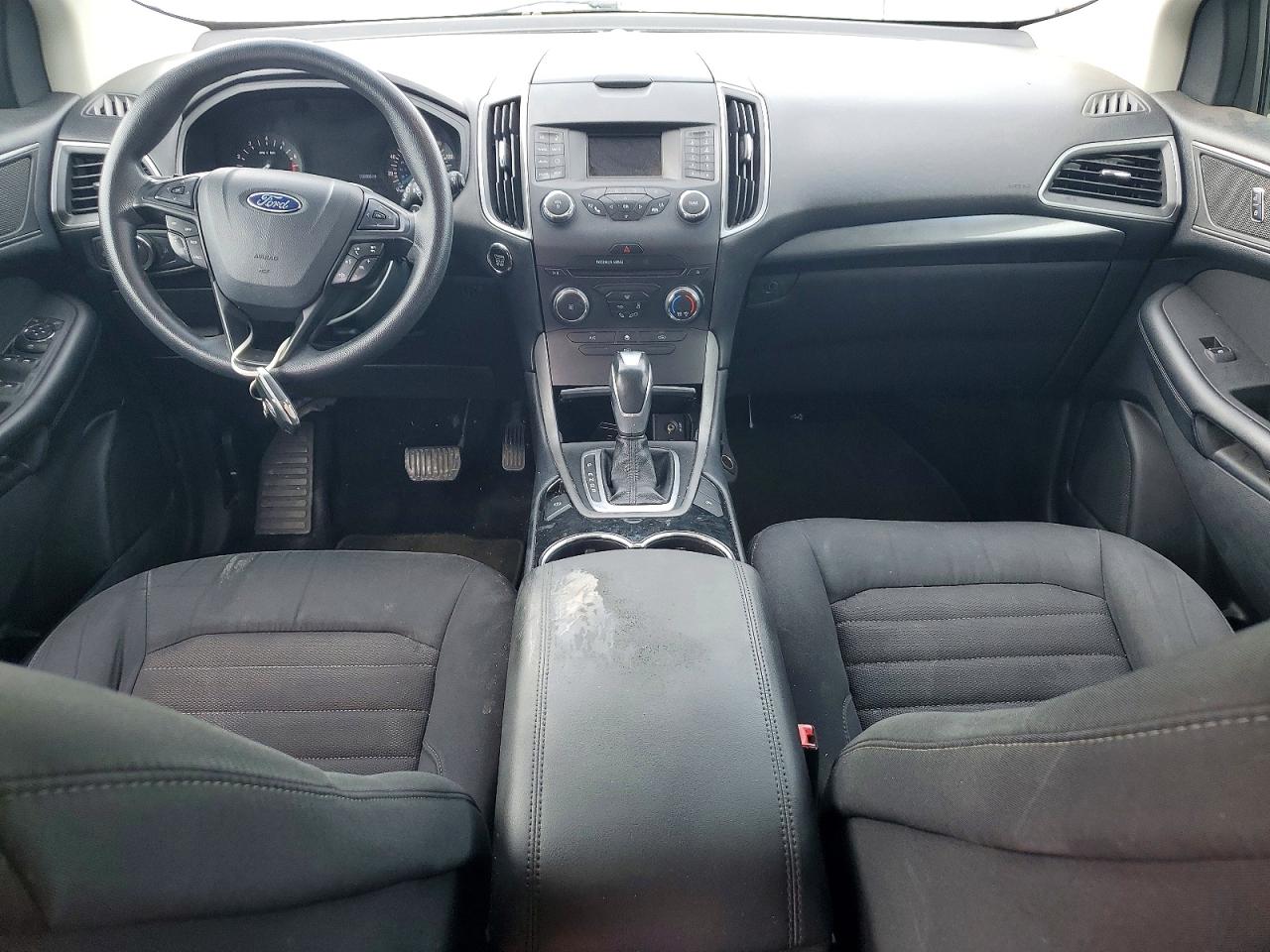 2015 Ford Edge Se White vin: 2FMTK3G94FBB71026