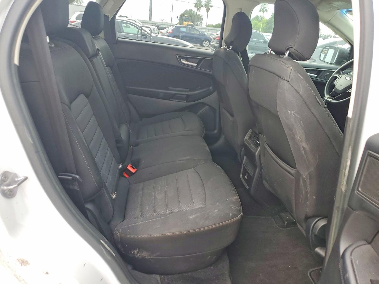 2015 Ford Edge Se White vin: 2FMTK3G94FBB71026