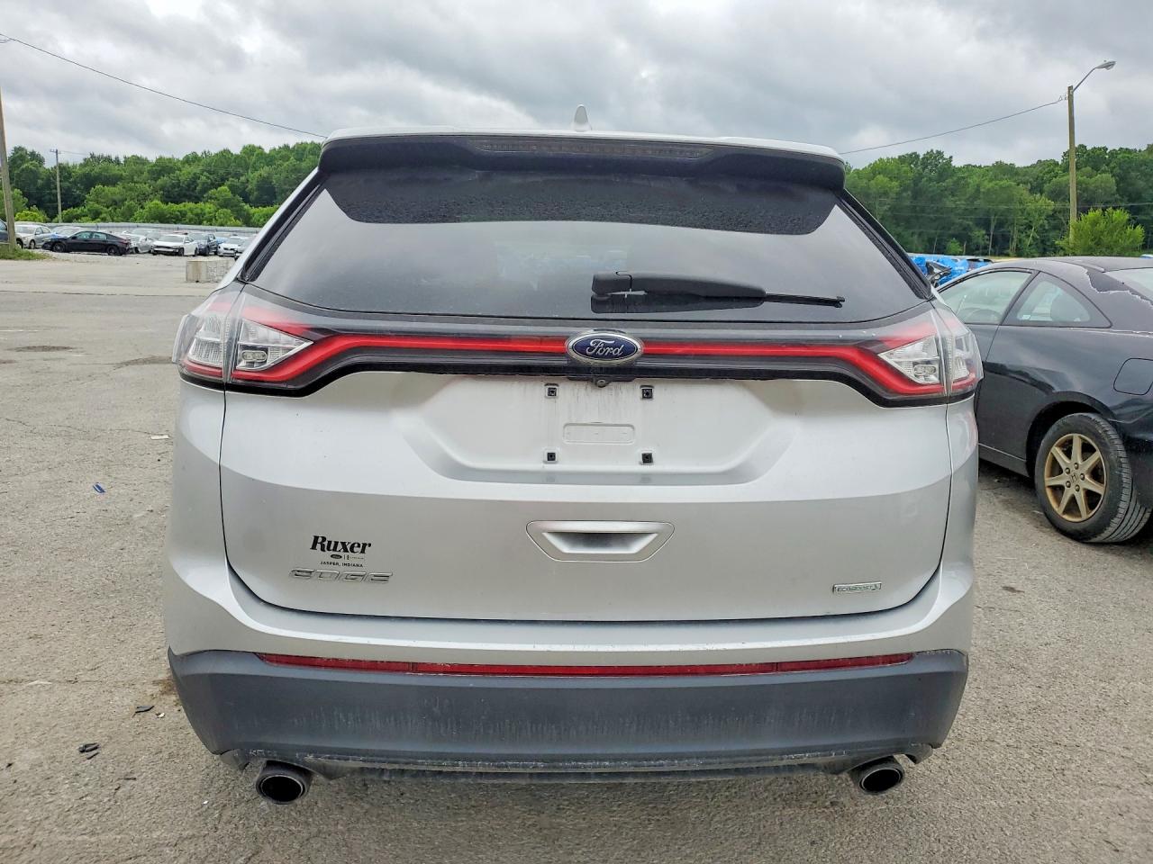 2015 Ford Edge Se Silver vin: 2FMTK3G94FBB77425