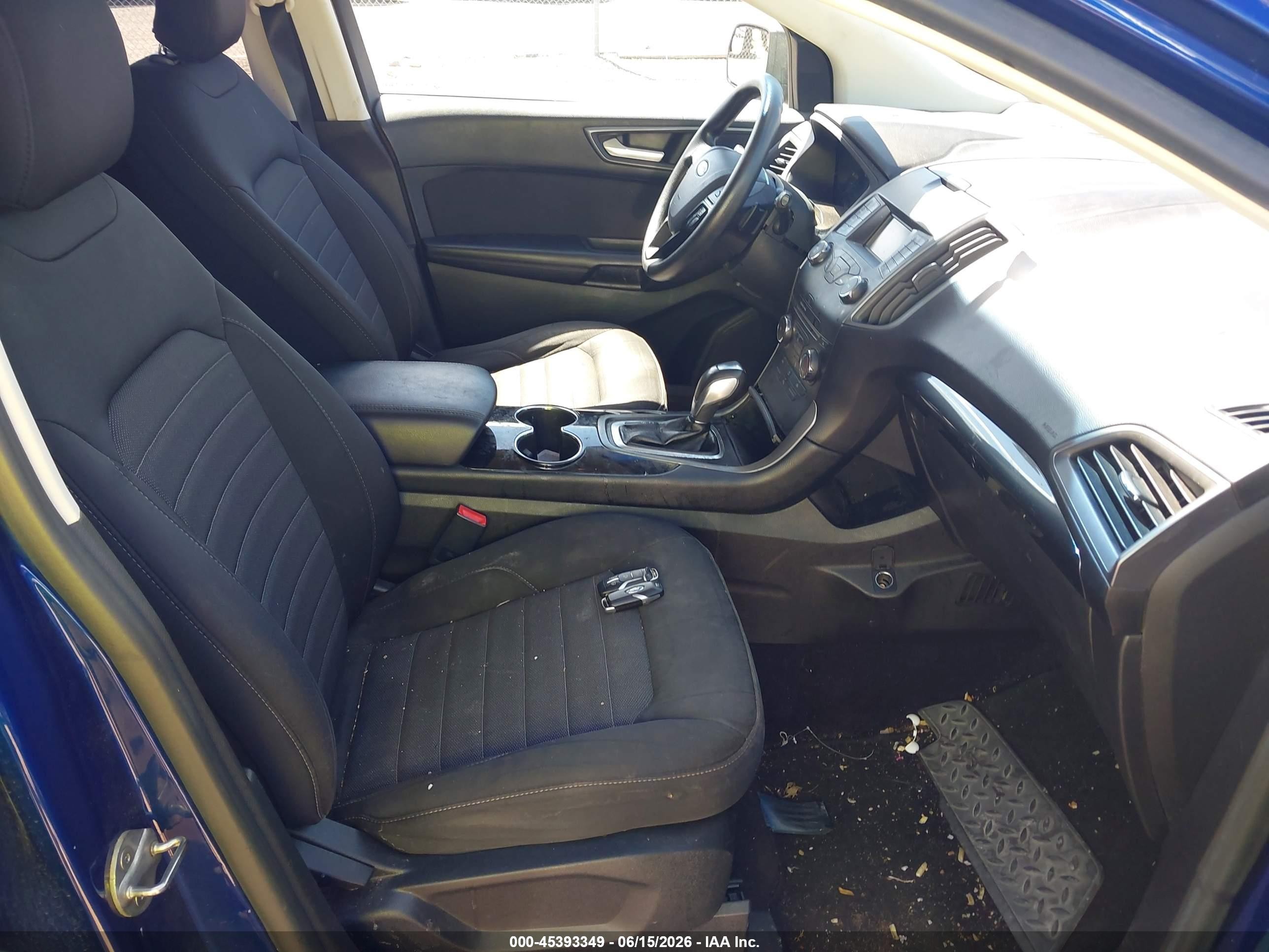 2015 Ford Edge Se Blue vin: 2FMTK3G94FBC32018