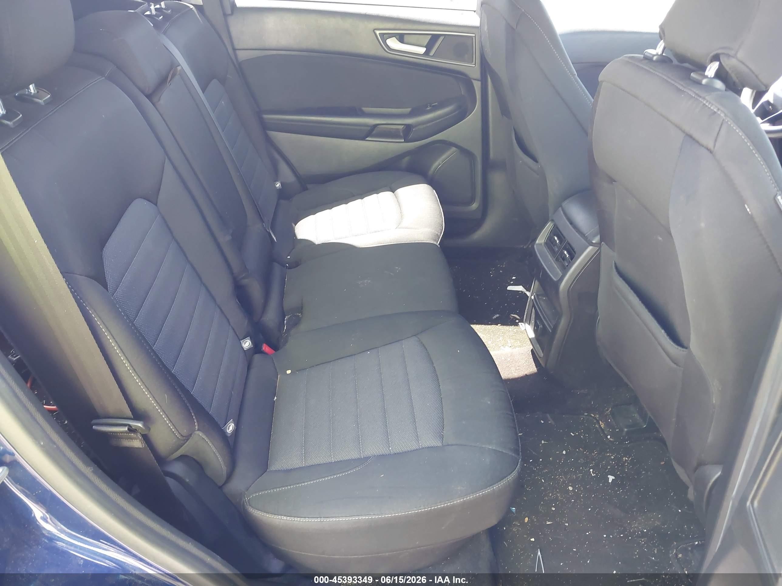 2015 Ford Edge Se Blue vin: 2FMTK3G94FBC32018