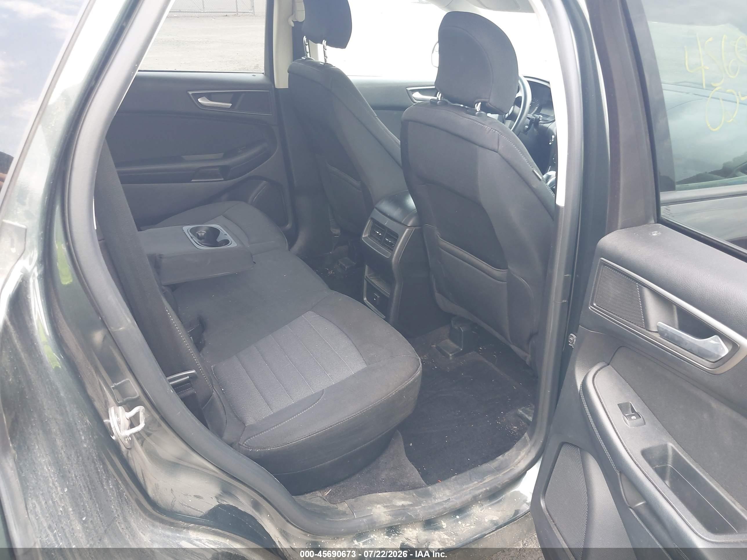 2015 Ford Edge Se Серый vin: 2FMTK3G95FBC12960