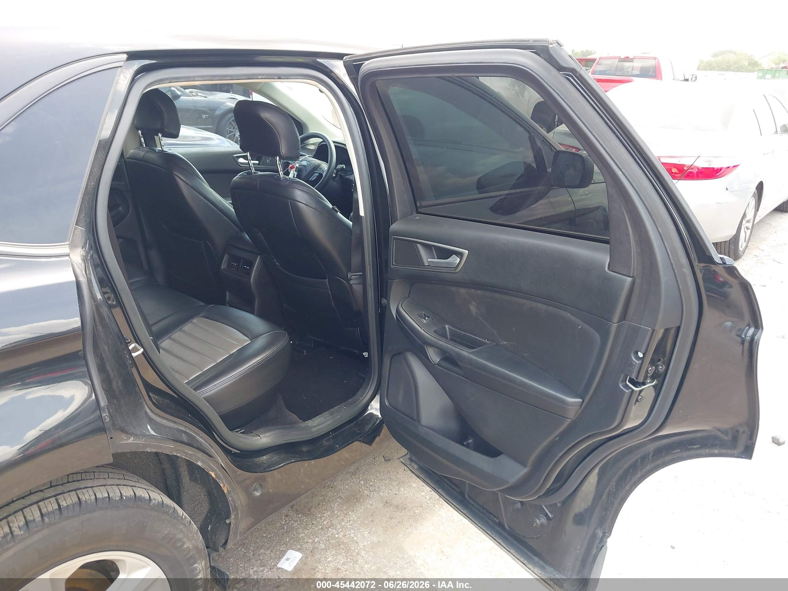 2015 Ford Edge Se Black vin: 2FMTK3G95FBC19732