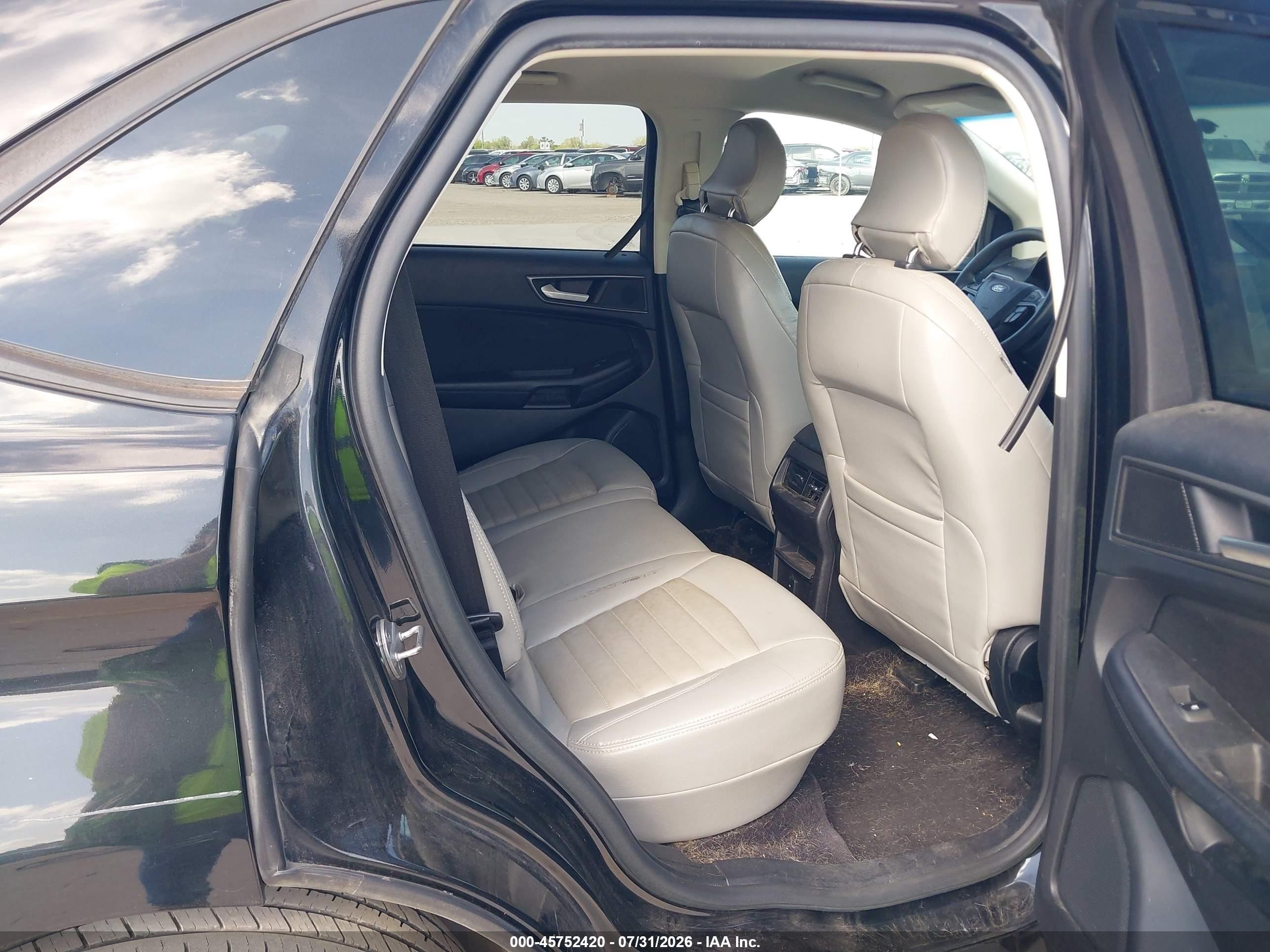 2015 Ford Edge Se Black vin: 2FMTK3G95FBC26230