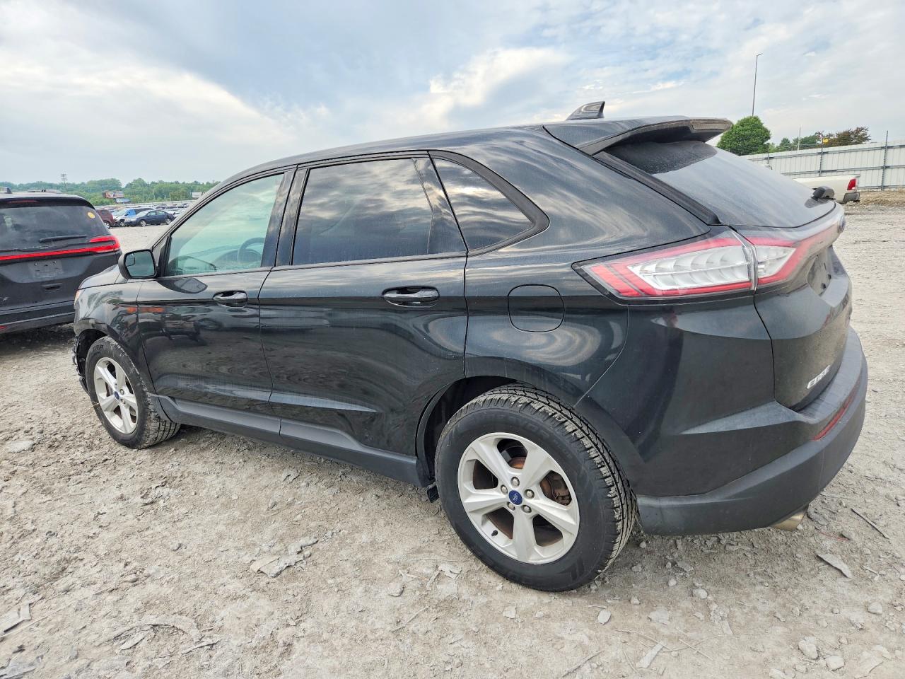 2015 Ford Edge Se Black vin: 2FMTK3G96FBB58942