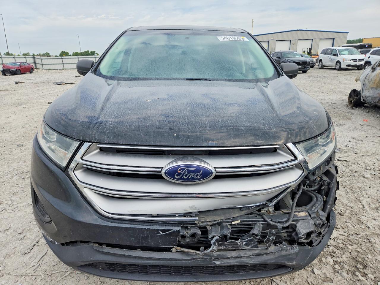 2015 Ford Edge Se Black vin: 2FMTK3G96FBB58942