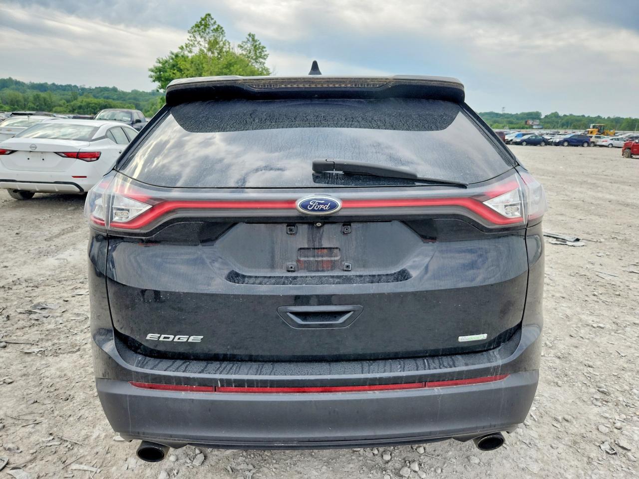 2015 Ford Edge Se Black vin: 2FMTK3G96FBB58942