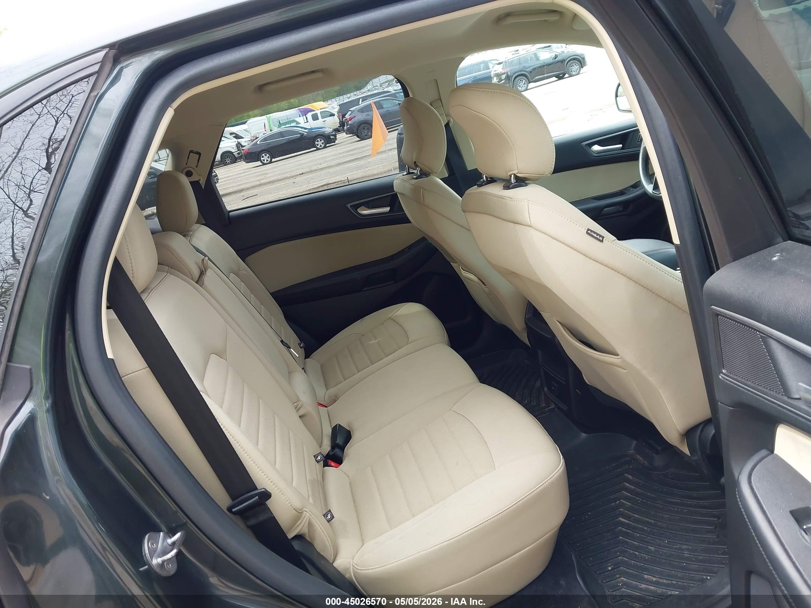 2015 Ford Edge Se Gray vin: 2FMTK3G96FBC40847