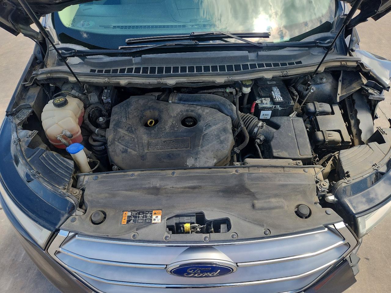 2015 Ford Edge Se Gray vin: 2FMTK3G97FBB67889