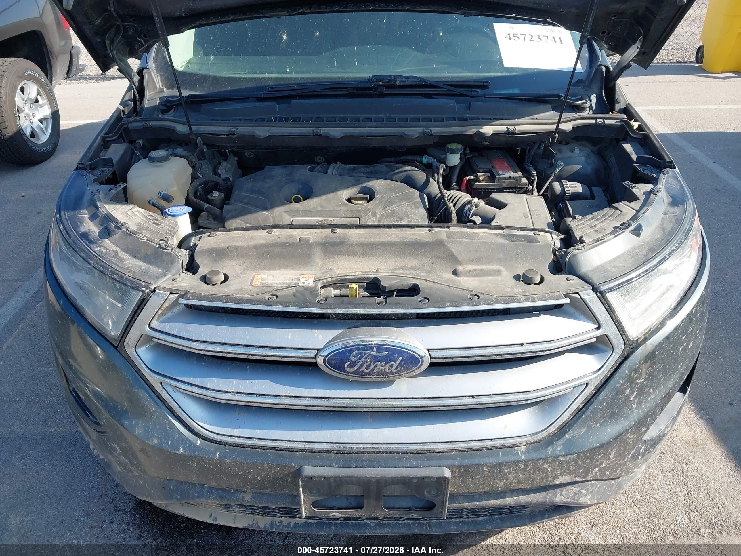 2015 Ford Edge Se Green vin: 2FMTK3G98FBB43309