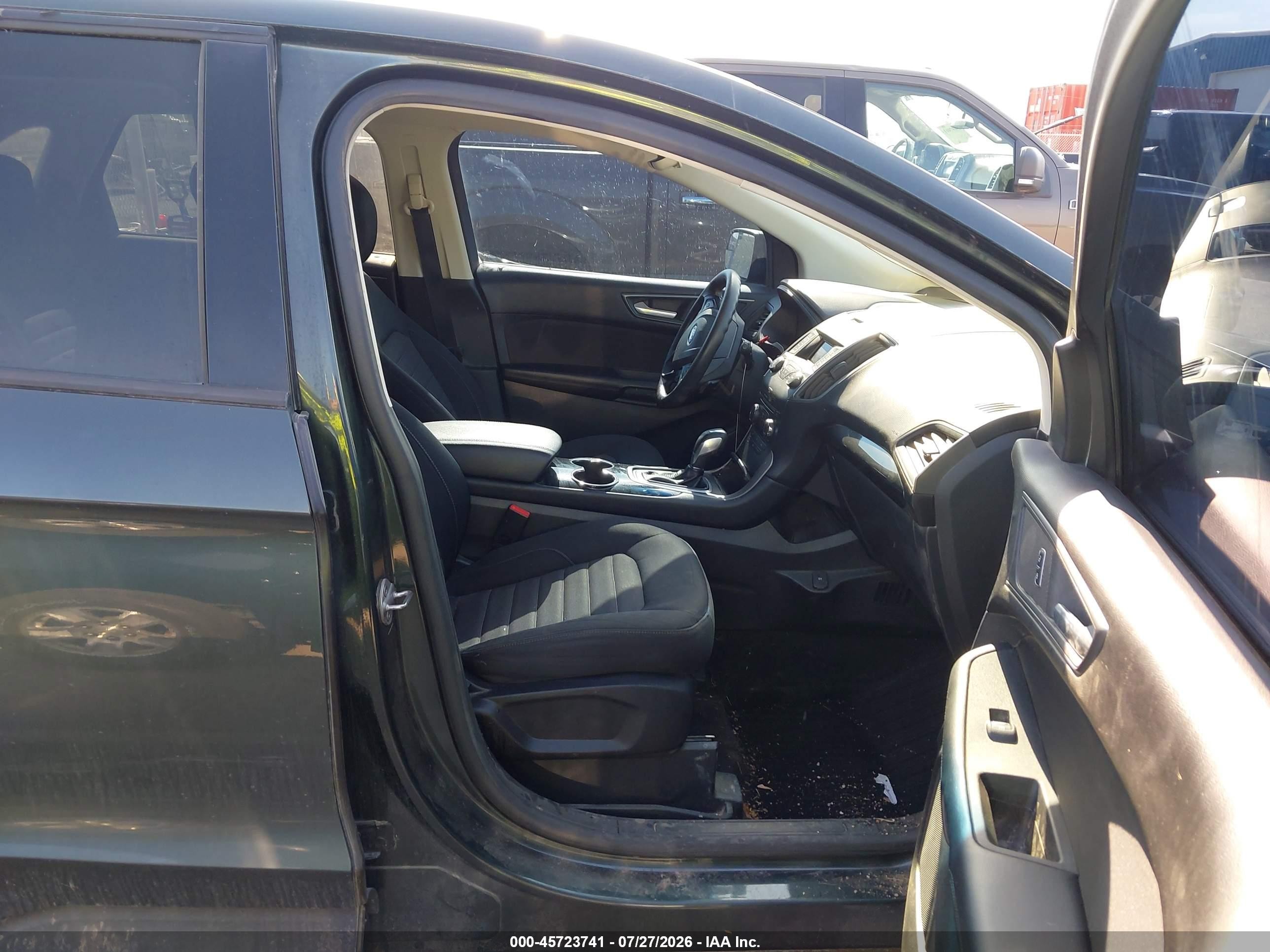 2015 Ford Edge Se Green vin: 2FMTK3G98FBB43309