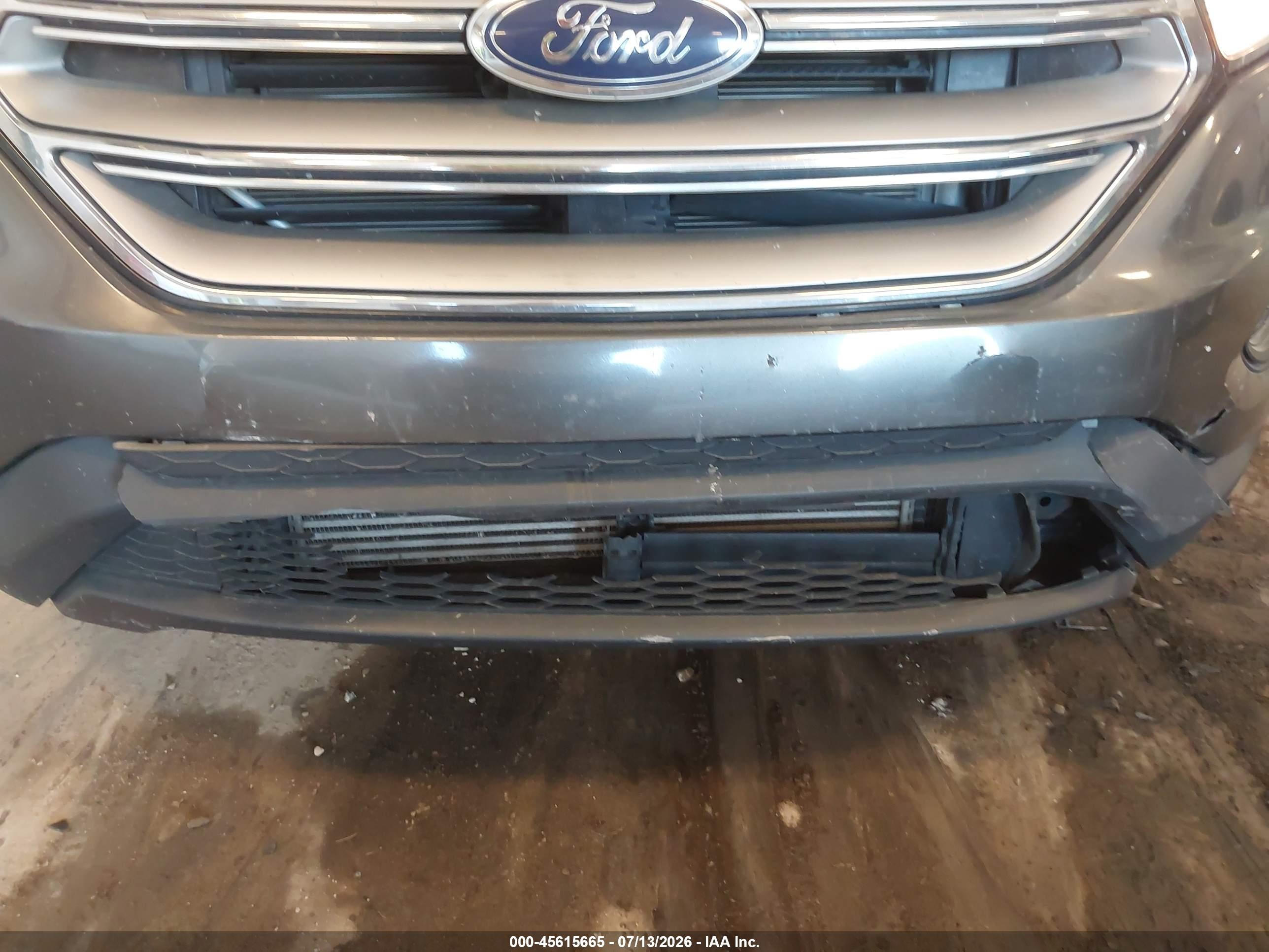 2015 Ford Edge Se Gray vin: 2FMTK3G98FBB72082