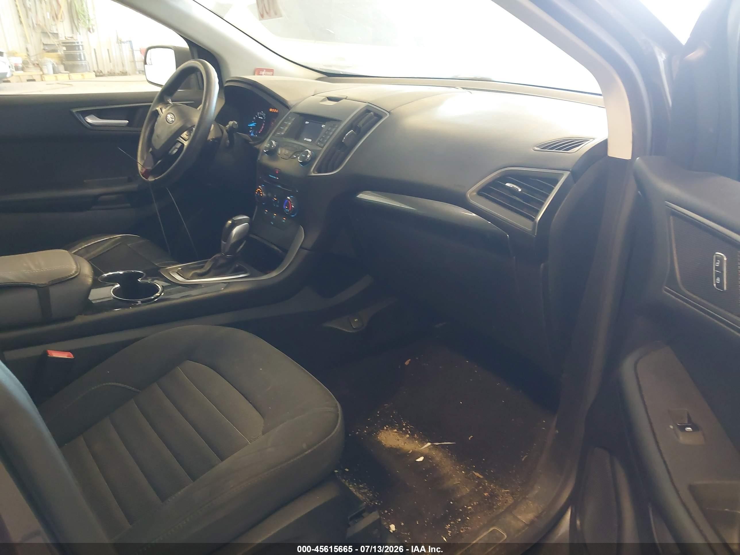 2015 Ford Edge Se Gray vin: 2FMTK3G98FBB72082