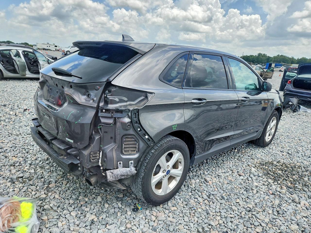 2015 Ford Edge Se Gray vin: 2FMTK3G99FBC19202