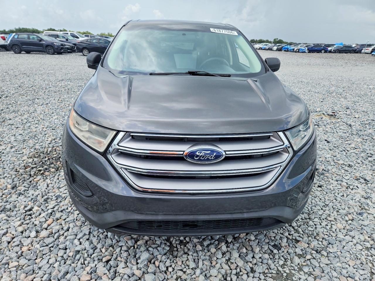 2015 Ford Edge Se Gray vin: 2FMTK3G99FBC19202